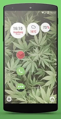 Kush Weed Smart Launcher Theme android App screenshot 0