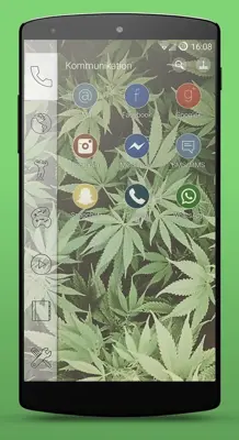 Kush Weed Smart Launcher Theme android App screenshot 1