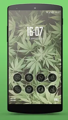 Kush Weed Smart Launcher Theme android App screenshot 2